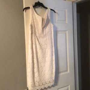 Lilly Pulitzer White Lace Shift Dress